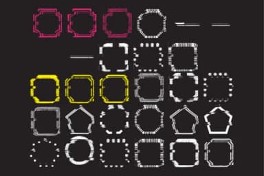 Glitch Shapes by GraphicsBam Fonts — Dingbats Font — thumbnail 2