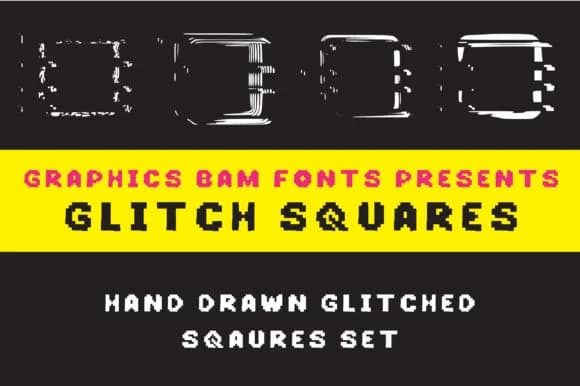 Glitch Squares by GraphicsBam Fonts — Dingbats Font