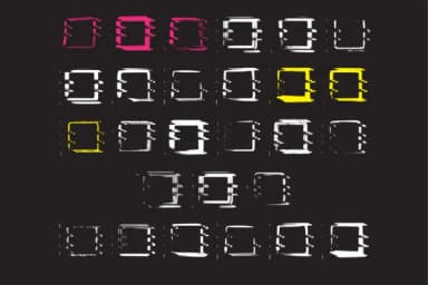 Glitch Squares by GraphicsBam Fonts — Dingbats Font — thumbnail 2