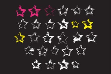 Glitch Stars by GraphicsBam Fonts — Dingbats Font — thumbnail 2