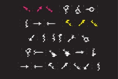 Glitched Arrows by GraphicsBam Fonts — Dingbats Font — thumbnail 2