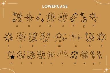 Glitter by Bambin — Dingbats Font — thumbnail 8