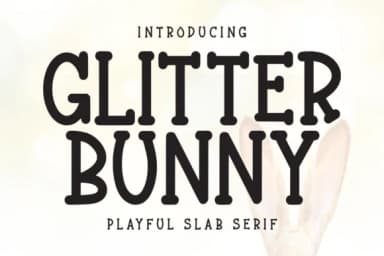 Glitter Bunny by Letterayu — Slab Serif Font — thumbnail 1