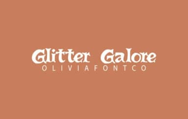 Glitter Galore by OliviaFontCo — Slab Serif Font — thumbnail 1