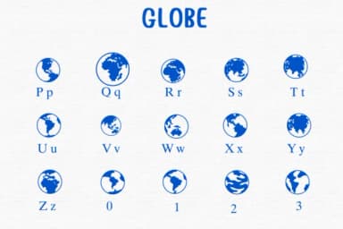 Globe by Sontaya — Dingbats Font — thumbnail 3