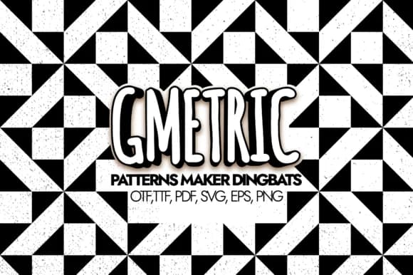 Gmetric by Minimalistartstudio — Dingbats Font