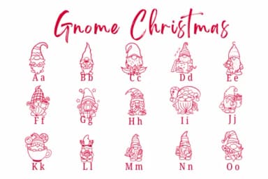 Gnome Christmas by Suphitchaya — Dingbats Font — thumbnail 2