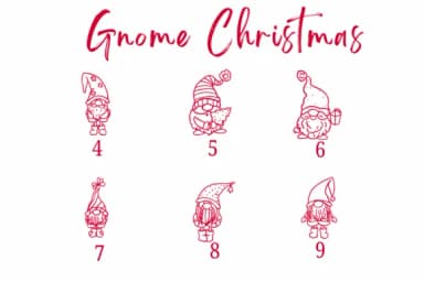 Gnome Christmas by Suphitchaya — Dingbats Font — thumbnail 4