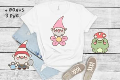 Gnome Garden by Babymimiart — Dingbats Font — thumbnail 3