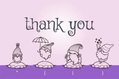 Gnome Lovers by Onoborgol — Dingbats Font — thumbnail 3