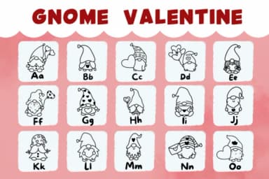 Gnome Valentine by Natchuta — Dingbats Font — thumbnail 2
