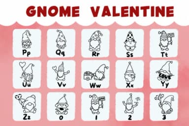 Gnome Valentine by Natchuta — Dingbats Font — thumbnail 3