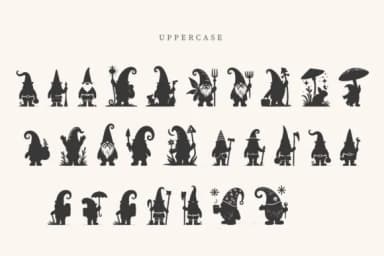 Gnomes by CraftedType Studio — Dingbats Font — thumbnail 2