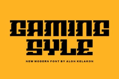 Gokerog by alonkelakon — Slab Serif Font — thumbnail 2