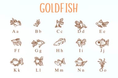 Gold Fish by Nongyao — Dingbats Font — thumbnail 2