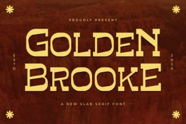 Golden Brooke by Storytype Studio — Slab Serif Font — thumbnail 1