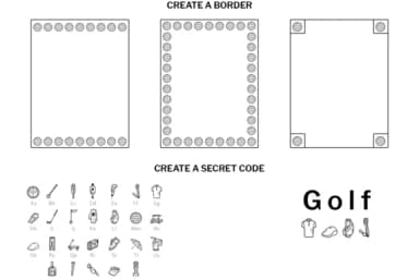 Golf Doodle by digitalplannerland — Dingbats Font — thumbnail 6