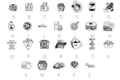 Good Morning by Illustration Ink — Dingbats Font — thumbnail 3
