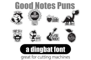 Good Notes by Illustration Ink — Dingbats Font — thumbnail 2
