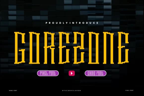 Gorezone by alonkelakon — Slab Serif Font