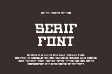 Gosano by qrdesignstd — Slab Serif Font — thumbnail 3