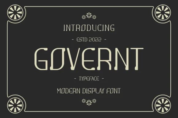 Goverent by maikofarazhatta — Slab Serif Font