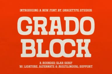 Grado Block by Gracetypestudio — Slab Serif Font — thumbnail 1