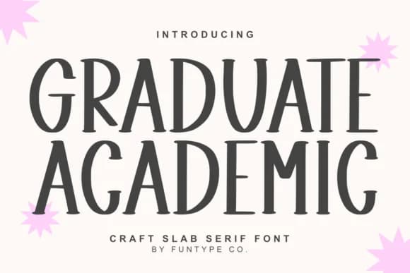 Graduate Academic by Funtype Co. — Slab Serif Font