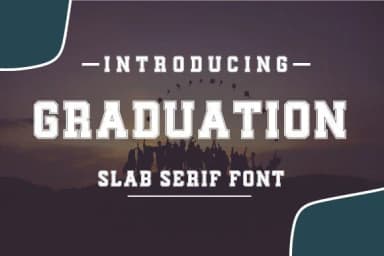 Graduation by Riya Studio — Slab Serif Font — thumbnail 1