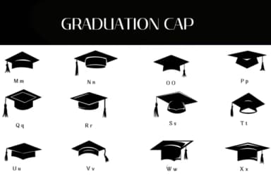 Graduation Cap by Heartcraft Atelier — Dingbats Font — thumbnail 3