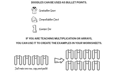 Graduation Doodle by digitalplannerland — Dingbats Font — thumbnail 7