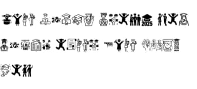 Graduation Doodles by Mary Kay's Magic — Dingbats Font — thumbnail 6