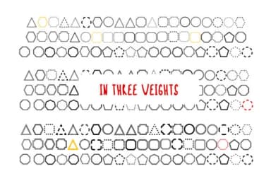 BM Graphics - Graphic Shapes Glyph by GraphicsBam Fonts — Dingbats Font — thumbnail 2