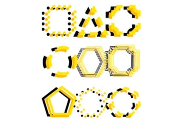 BM Graphics - Graphic Shapes Glyph by GraphicsBam Fonts — Dingbats Font — thumbnail 3