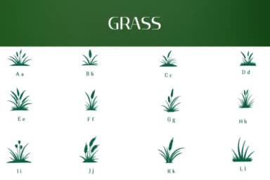 Grass by Heartcraft Atelier — Dingbats Font — thumbnail 2
