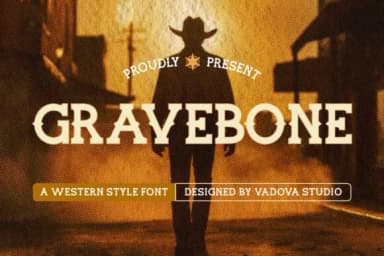Gravebone by Vadova Std — Slab Serif Font — thumbnail 1