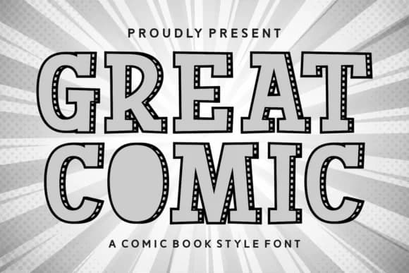 Great Comic by Creative Fabrica Fonts — Slab Serif Font
