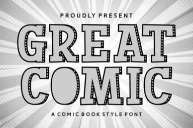 Great Comic by Creative Fabrica Fonts — Slab Serif Font — thumbnail 1