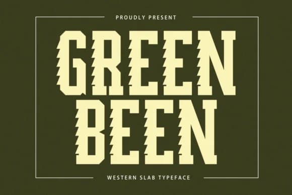 Green Bean by Almairatype Studio — Slab Serif Font