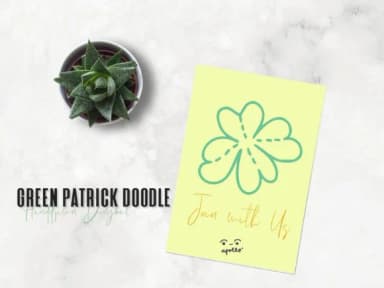 Green Patrick Doodle by Apollo no.64 — Dingbats Font — thumbnail 4
