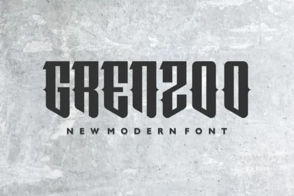 Grenzoo by prayoga_std — Slab Serif Font