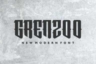 Grenzoo by prayoga_std — Slab Serif Font — thumbnail 1