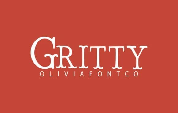 Gritty by OliviaFontCo — Slab Serif Font