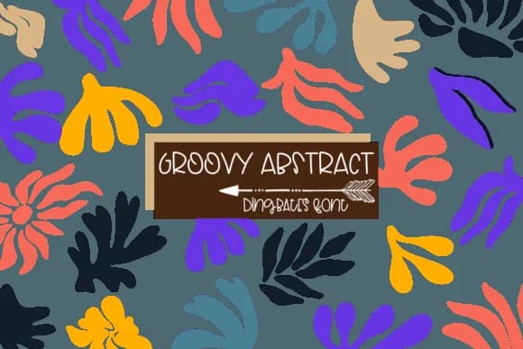 Groovy Abstract by Sirinart — Dingbats Font