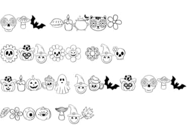 Groovy Halloween by Sirinart — Dingbats Font — thumbnail 8