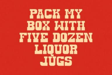 Groovy Western by Groovy Font — Slab Serif Font — thumbnail 2