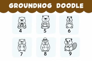 Groundhog Doodle by Natchuta — Dingbats Font — thumbnail 4