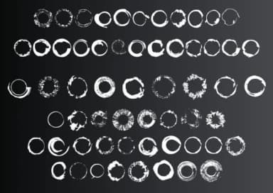 Grunge Circles by GraphicsBam Fonts — Dingbats Font — thumbnail 2