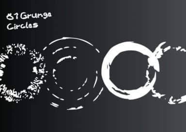 Grunge Circles by GraphicsBam Fonts — Dingbats Font — thumbnail 4