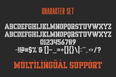 Grunge Corps by Eystore — Slab Serif Font — thumbnail 6